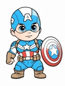 Comic Ausmalbilder für Kinder