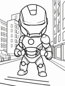 Ausmalbilder Superheld Comic Marvel