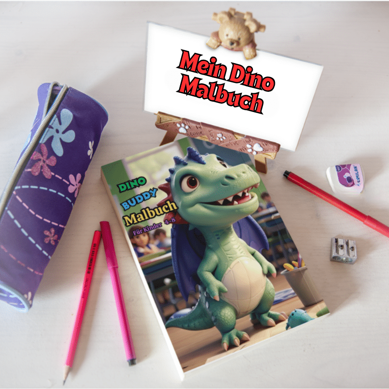 Dino Kinder Malbuch