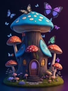 Verrückte Pilzhäuser