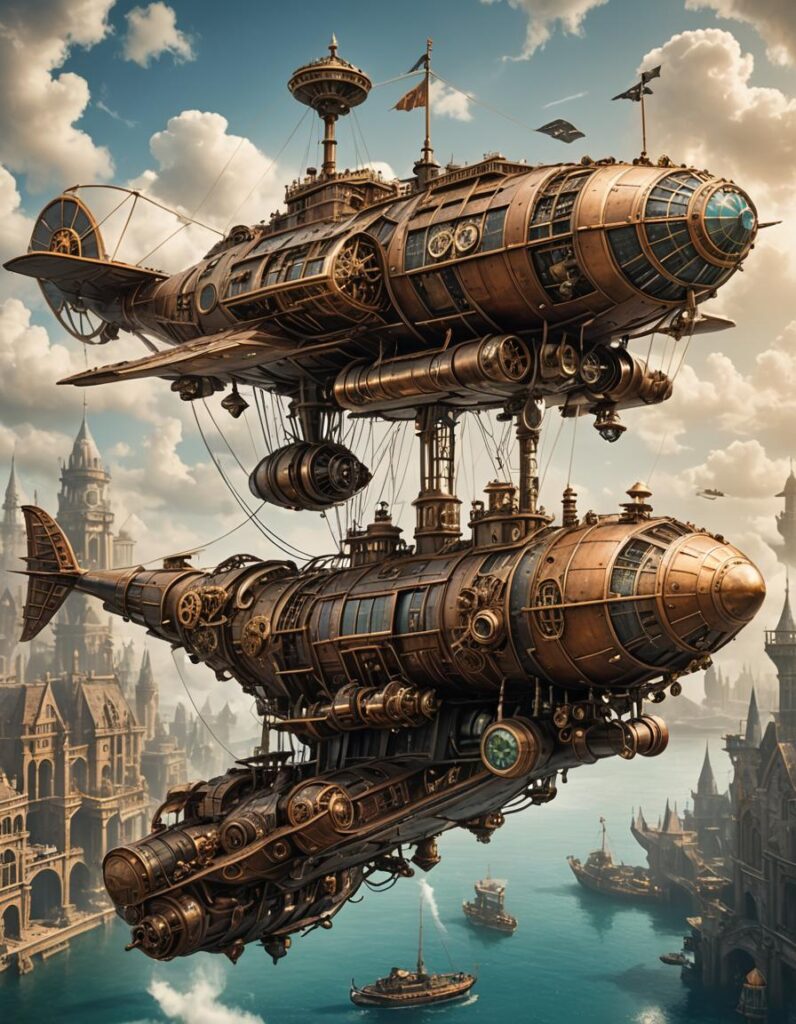 Steampunk Luftschiff