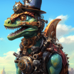 Steampunk Dinosaurier