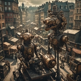 Gearhaven City - Steampunk City