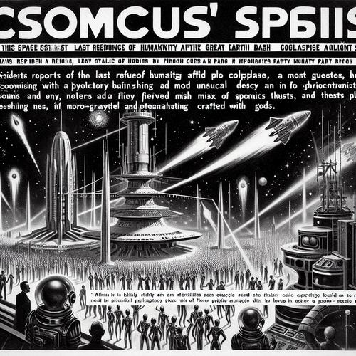 Eine Raumstation beherbergt die letzten Menschen nach dem Kollaps der Erde.