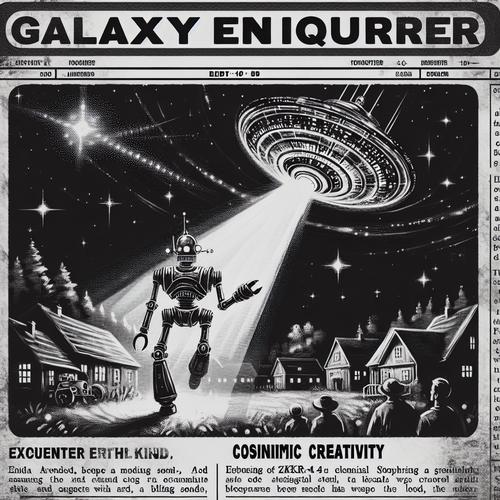 Ein alter Android entwickelt eine eigene Kunstform und wird damit zu einem Symbol für Hoffnung und Freiheit.