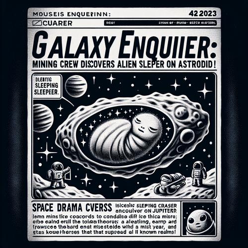 Eine Bergbaueinheit auf einem Asteroiden entdeckt eine fremde Lebensform in Stasis.