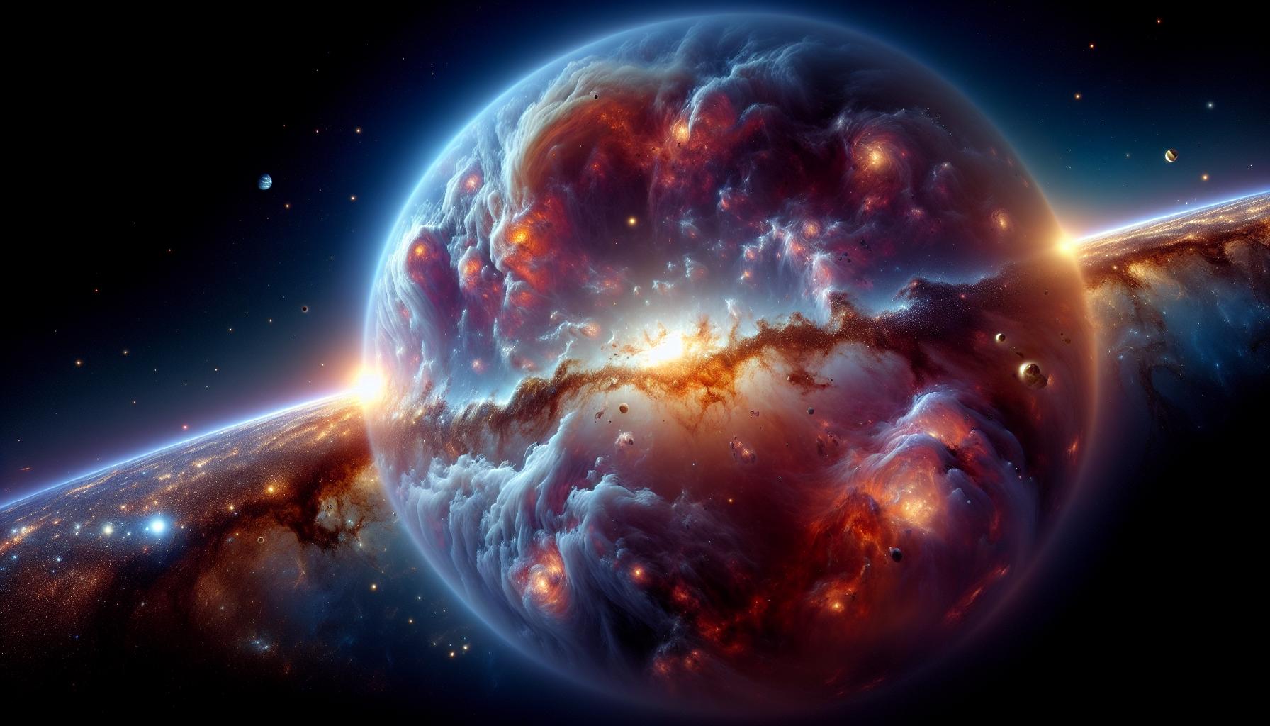 Das Universum und sein spektakuläres Aufblähen