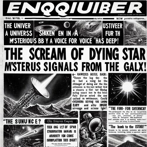 Ein sterbender Stern sendet rätselhafte Signale aus, die zu einem verlorenen Volk führen könnten, das das Universum einst erleuchtete.