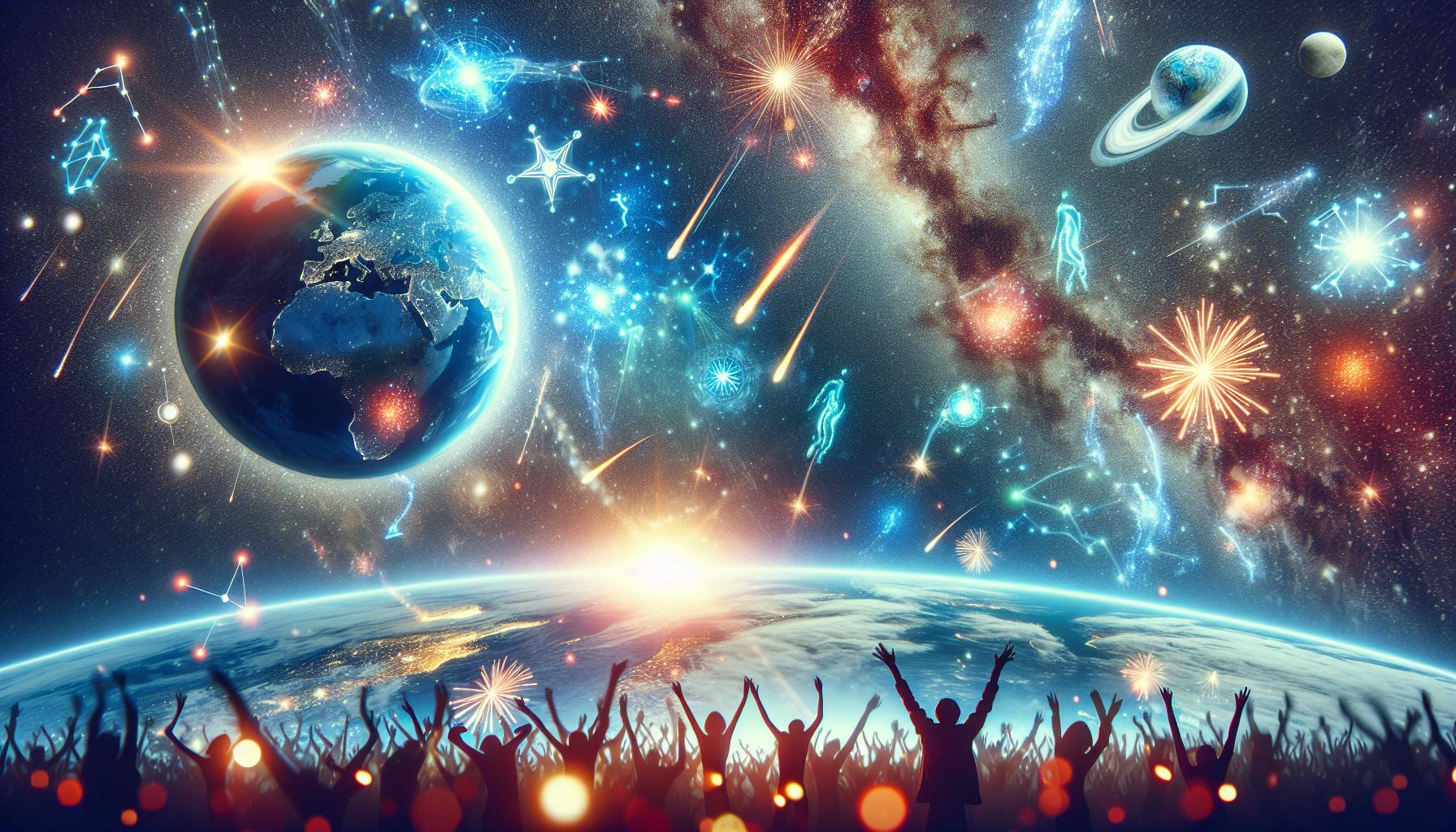 Die kosmische Tanzparty der Erde