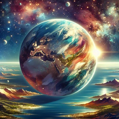 Die Entdeckung der zweiten Erde eröffnet unvorstellbare Möglichkeiten für die Menschheit und lädt zur Erforschung eines neuen Universums ein. zweite Erde, Entdeckung, Astronomie, interplanetare Allianz, alternative Realität