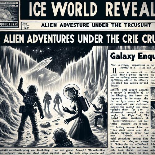 Eine Eiswelt hat Geheimnisse tief unter ihrer Oberfläche, die die Menschheit für immer verändern werden.