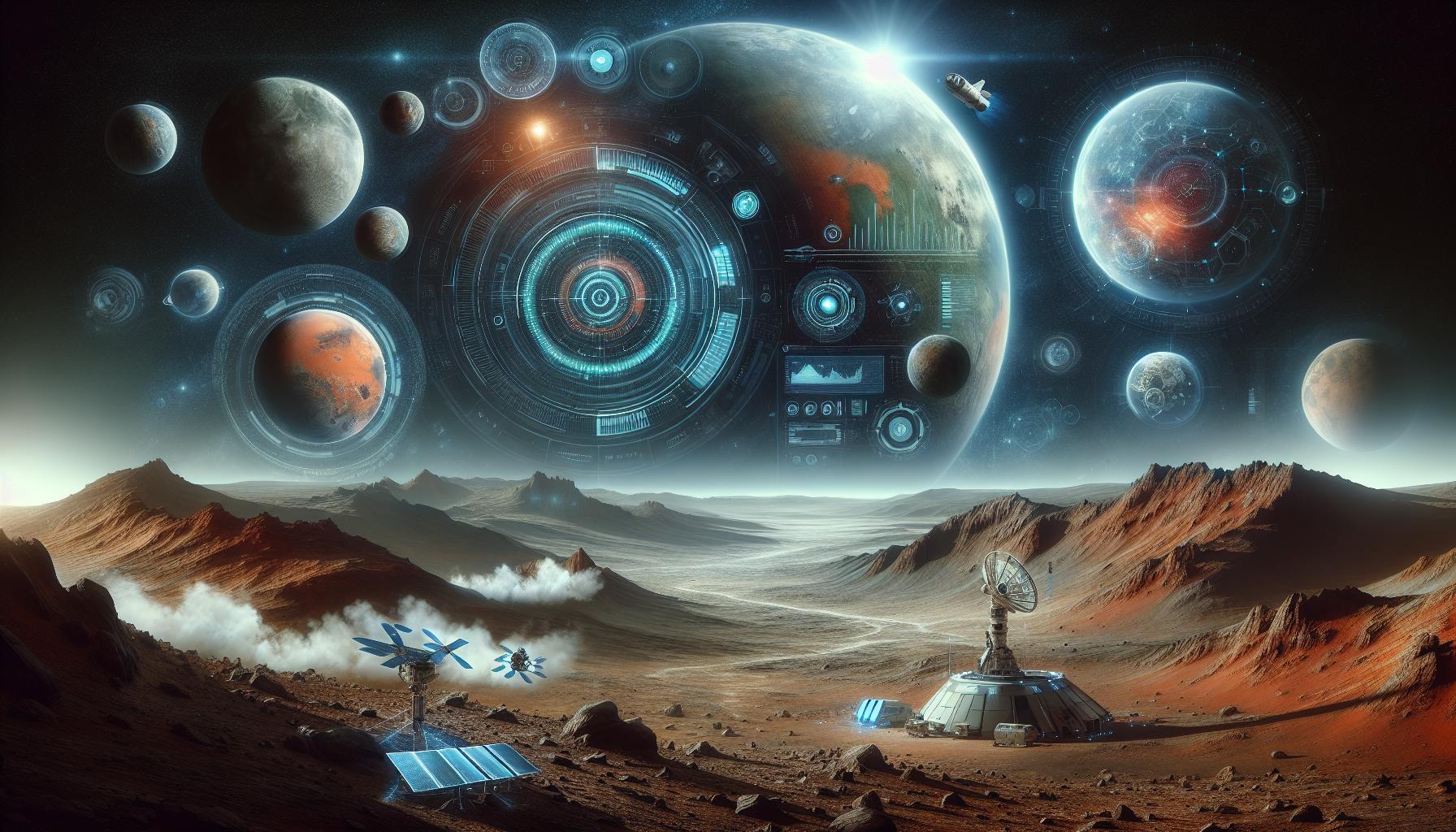 Fascetten des Mars erkunden