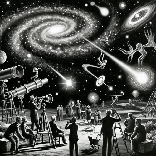 Eine neu entdeckte Galaxie verändert sich in Echtzeit – als würde sie von etwas geformt.