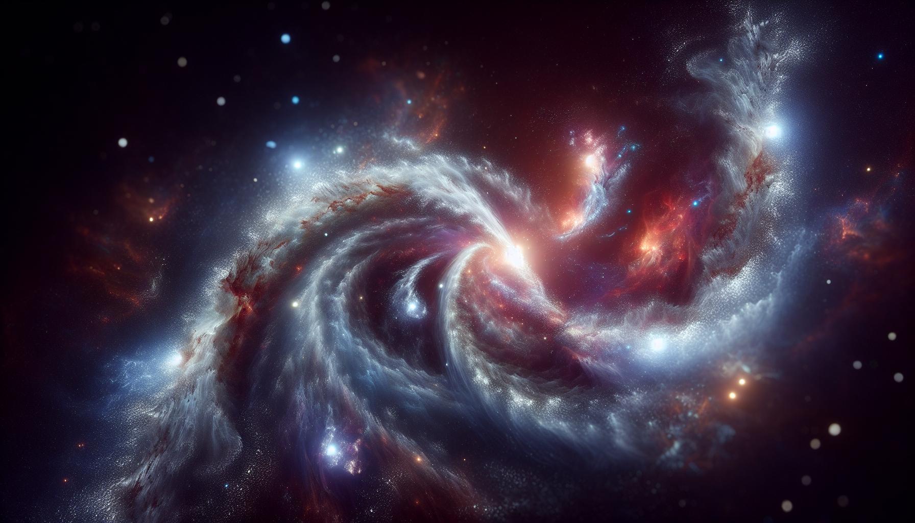 Galaxienkollisionen als kosmischer Tanz