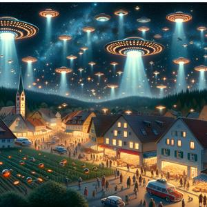 UFO-Armada sorgt für Chaos in Grünhausen