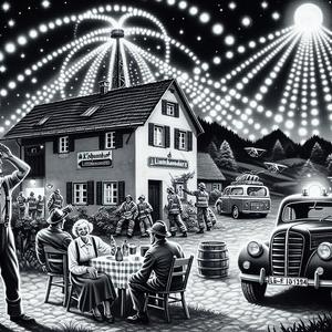 UFO Alarm in Kleinbauerndorf!