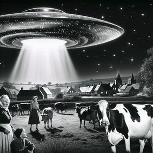 UFO entführt Kuh Berta! Schock!