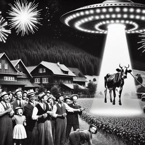 Aliens stehlen Kuh im All!