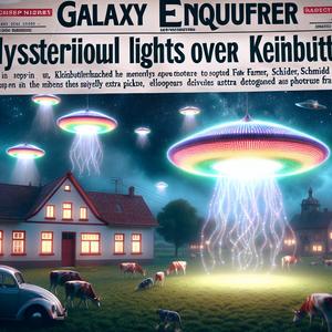 Unheimliche Disco-Lichter gesichtet