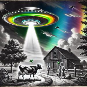 UFO stiehlt Kuh - Wahn im Dorf!