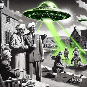 UFO-Alarm in Entenhausen!