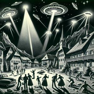 Aliens über Alptown gesichtet!