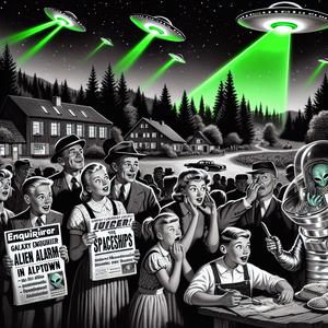 Alien Alarm über Alptown!