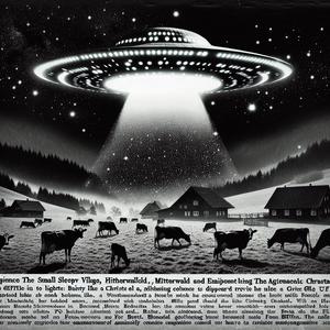 UFO Entführt Kuh aus Hinterwald