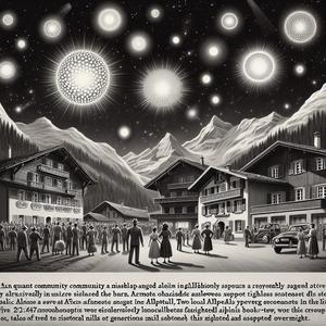 Alien Alarm: Lichtspiel in Alptal