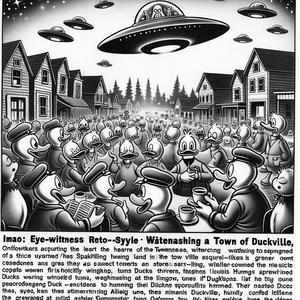 Aliens landen in Entenhausen!