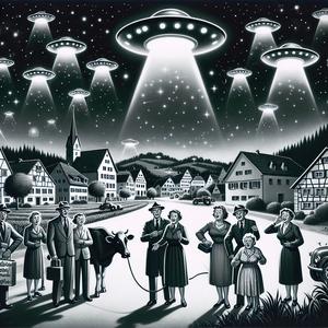 UFOs über Hintertupfingen gesehen