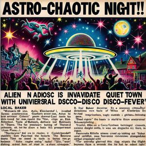 Kosmisches Disco-Fieber erfasst Stadt