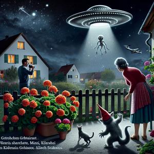 Aliens im Schrebergarten gesichtet