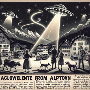 Alien Alarm in Alptown!