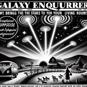 Nachtlichter schocken Dorfbevölkerung