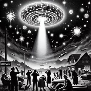 UFO Spektakel schockt Dorf!