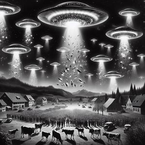 UFO Armada verzaubert die Erde