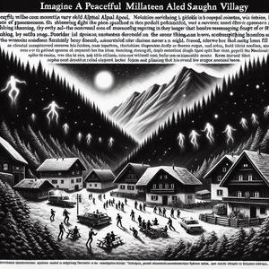 Alien Lichter über Alptal!