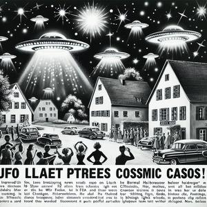 UFO Flotte über Hintertupfingen