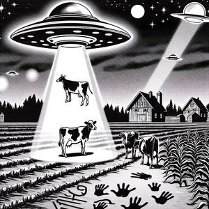 UFO entführt Kuh Berta aus Himmelsfurt