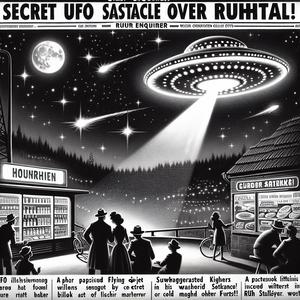 UFO-Spektakel über dem Ruhrtal