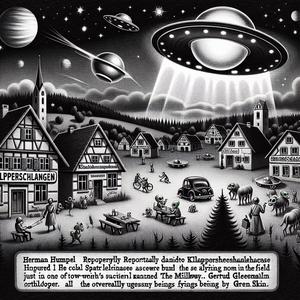 UFO in Klapperschlangehausen!