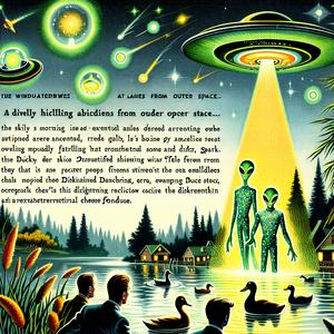 Außerirdische landen in Entenhausen