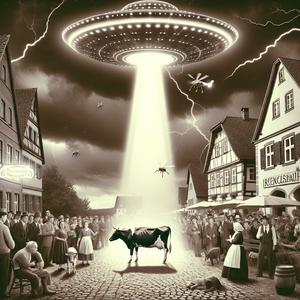 UFO entführt Kuh aus Krummbach