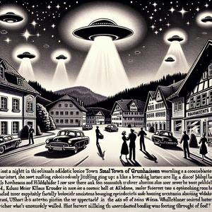 UFO Spektakel über Grünhausen