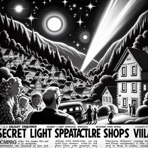 Himmelslicht schockt Dorfbewohner