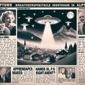 Alien Explosion über Alptown