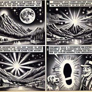 Kosmisches Spektakel in den Alpen