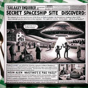 UFO-Landung in Schnapsbach entdeckt