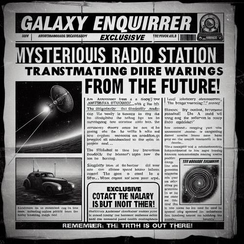 Ein Radiosender sendet aus der Zukunft — und warnt vor einer bevorstehenden Singularität.